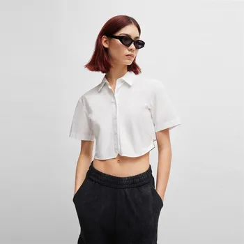 Dámské oblečení Košile Hugo White 1057581 16 (XXL)