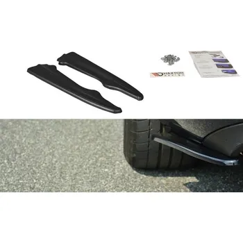 Tuning Maxton Design boční difuzory pod zadní nárazník pro Mercedes třída E w212/Standard, černý lesklý plast ABS