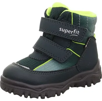SUPERFIT chlapecká zimní obuv HUSKY+ 1-006062-7000-2 zelené/žluté GORETEX 24
