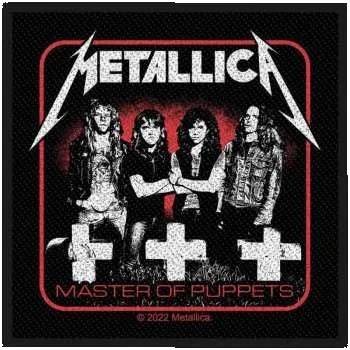 Nášivka Merch Metallica: Metallica Standard Patch: Master Of Puppets Band