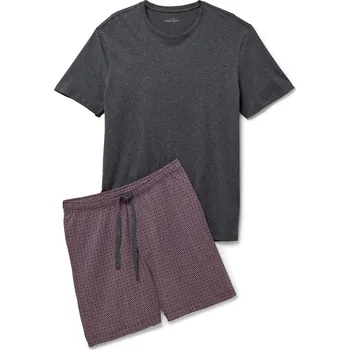 707358 - Tchibo - Krátká pyžamová souprava - pro muže - vel. 3XL 64/66 - barva: černá/s potiskem