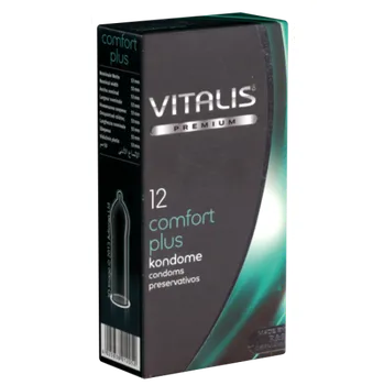 Vitalis Premium Single: Comfort Plus, 12 condoms with large head