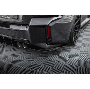 Tuning Maxton Design boční difuzory pod zadní nárazník ver.3 pro BMW M2 G87, černý lesklý plast ABS