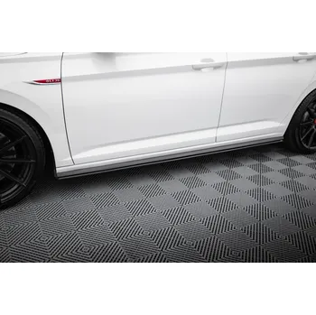 Tuning Maxton Design "Street Pro" difuzory pod boční prahy pro Volkswagen Jetta Mk7 GLI, plast ABS bez povrchové úpravy, s černou linkou