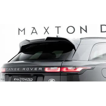 Tuning Maxton Design prodloužení spoileru 3d pro Land rover Range Rover Velar Mk1 /R-Dynamic, černý lesklý plast ABS