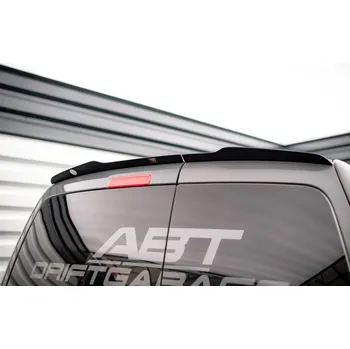 PC tuning Maxton Design prodloužení spoileru pro Volkswagen Caddy Mk3 Facelift, černý lesklý plast ABS