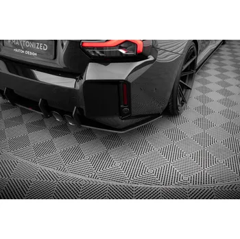 Tuning Maxton Design "Street Pro" boční difuzory pod zadní nárazník v.1 pro BMW M2 G87, plast ABS bez povrchové úpravy