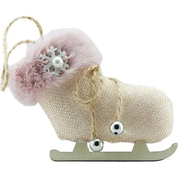 Velikonoční dekorace DECOLED Vánoční ozdoba, brusle, 12 x 9 cm