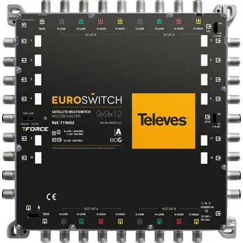 Satelitní technika Televes EUROSWITCH 9x9x12 ref. 719602
