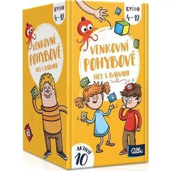 Společenská hra ALBI Kvído - Venkovní pohybové hry s barvami