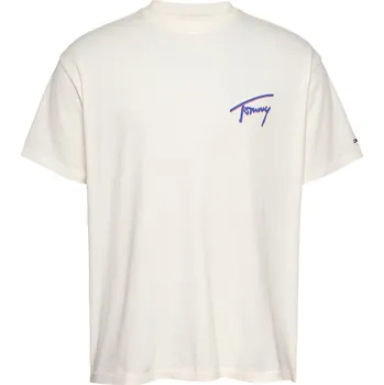Pánské tričko Tričko Tommy Jeans Ancient White 1170342 XS