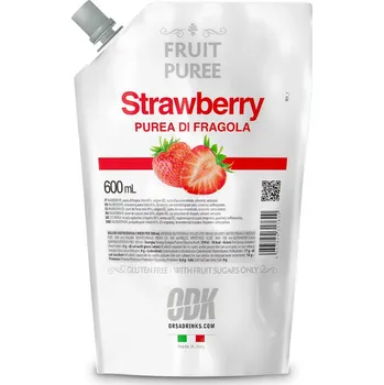 Sirup ODK (OrsaDrinks) FruitPuree - Jahoda 600 ml