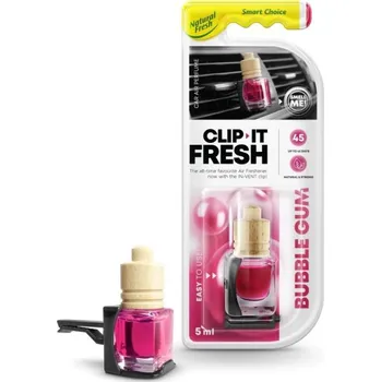 Vůně do auta Clip it fresh - Osvěžovač vzduchu s klipem Bubble Gum