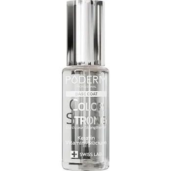 Lak na nehty Poderm Základní lak na nehty s biotinem, křemíkem a keratinem 001 Base Coat 8ml