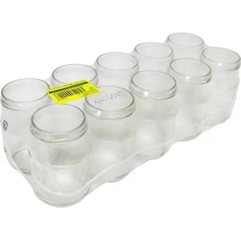 Zavařovací sklenice TORO Sklenice zavařovací, 10 ks, objem 377 ml_hamashop