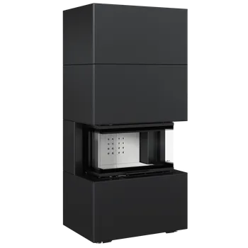 Krbová kamna Nbc 7 s obestavbou HOME EASY BOX ocelový Se zavíracími dveřmi HEB/BLACK/BA1 + Doprava Zdarma