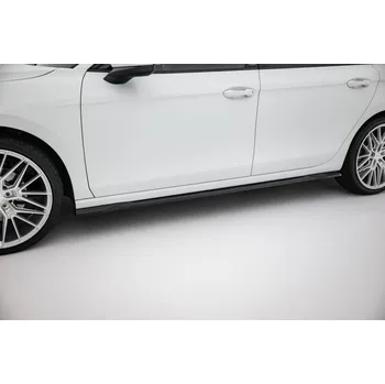 PC tuning Maxton Design difuzory pod boční prahy pro Volkswagen Passat Mk9 (B9), černý lesklý plast ABS