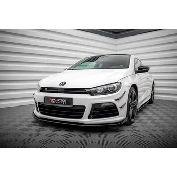 Autodíl Maxton Design "Street Pro" spoiler pod přední nárazník s křidélky pro Volkswagen Scirocco R Mk3, plast ABS bez povrchové úpravy
