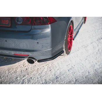 Auto-moto Maxton Design boční difuzory pod zadní nárazník ver.2 pro Honda Accord Mk7 Type-S, černý lesklý plast ABS