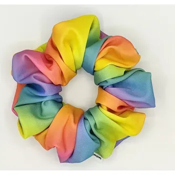 Scrunchie gumička Duhová XXL