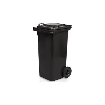 Železářství popelnice 120 l černá plast