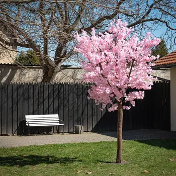 Velikonoční dekorace DECOLED Sakura, 300 x 200 cm, růžová