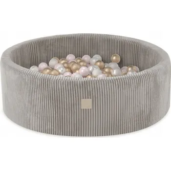 Suchý bazén s míčky 90x30 Pěnový bazén Barva: Šedá