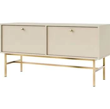 Televizní stolek TOKYO 3 b | TV stolek RTV 302 | 120,6 cm | béžová/zlatá