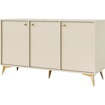 Komoda TOKYO 1 b | komoda 813 | 124,5 cm | béžová/zlatá