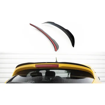 Tuning Maxton Design prodloužení spoileru pro Renault Megane RS Mk3, černý lesklý plast ABS, Trophy