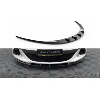Karosérie Maxton Design spoiler pod přední nárazník pro Opel Astra OPC J (Mk3), černý lesklý plast ABS, Nurburg