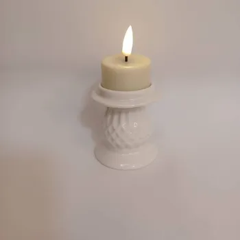 Velikonoční dekorace DECOLED Keramický svícen, 7 x 7 x 6,5 cm