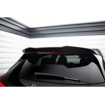 Tuning Maxton Design prodloužení spoileru 3d pro Mercedes třída A W177 Facelift A35 AMG, černý lesklý plast ABS, Hatchback