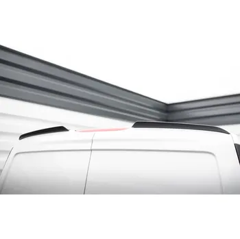 Auto-moto Maxton Design prodloužení spoileru pro Ford Transit Connect Mk2 Facelift, černý lesklý plast ABS