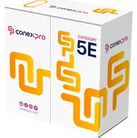 Conexpro Kabel FTP kabel venkovní, CAT5e, PE, 24AWG, 305m, černý