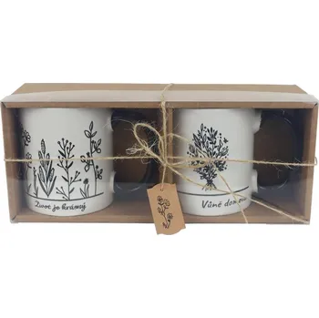 Keramický hrnek, 2 ks X7661