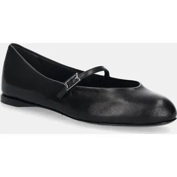 Dámské baleríny Kožené baleríny Max Mara MMBALLET, 38, černá, 99X