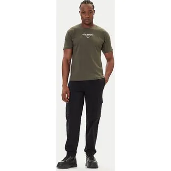 Pánské tričko Alpha Industries T-Shirt Sky Wolf 258510 Zelená Regular Fit M