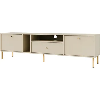 Televizní stolek TOKYO 2 b | TV stolek RTV 313 | 180 cm | béžová/zlatá
