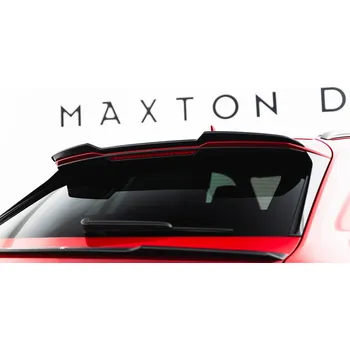 Auto-moto Maxton Design horní prodloužení spoileru pro Audi RSQ8 Mk1, černý lesklý plast ABS