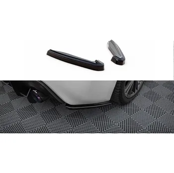 Tuning Maxton Design boční difuzory pod zadní nárazník ver.1 pro Subaru BRZ Mk1, Mk1 Facelift, černý lesklý plast ABS