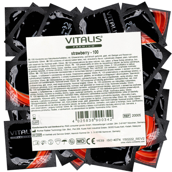 Vitalis Premium Strawberry 100 ks