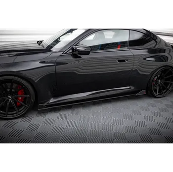 Tuning Maxton Design "Street Pro" difuzory pod boční prahy ver.2 pro BMW M2 G87, plast ABS bez povrchové úpravy