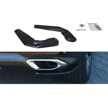 Autodíl Maxton Design boční difuzory pod zadní nárazník pro Lexus RX Mk4, černý lesklý plast ABS