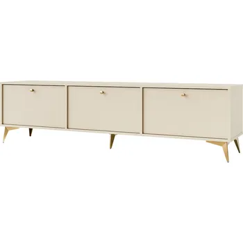 Televizní stolek TOKYO 1 b | TV stolek RTV 303 | 180 cm | béžová/zlatá