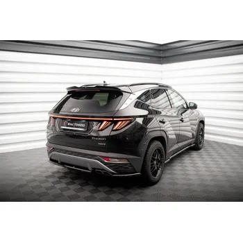 PC tuning Maxton Design boční difuzory pod zadní nárazník pro Hyundai Tucson Mk4, černý lesklý plast ABS