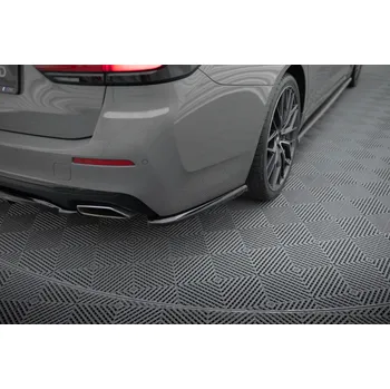 Tuning Maxton Design boční difuzory pod zadní nárazník pro BMW řada 5 G30 FL, G31 FL, černý lesklý plast ABS