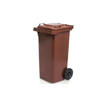 Popelnice popelnice 120 l hnědá plast