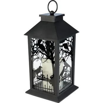 Lucerna LIVARNO home Halloweenská LED lucerna (hranatá/bílá)