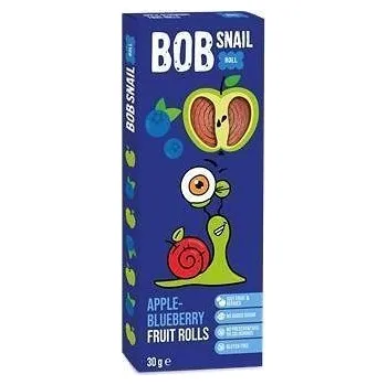 Sušené ovoce Ovocné rolky, jablko-borůvka, 30 g, BOB SNAIL BS-8006